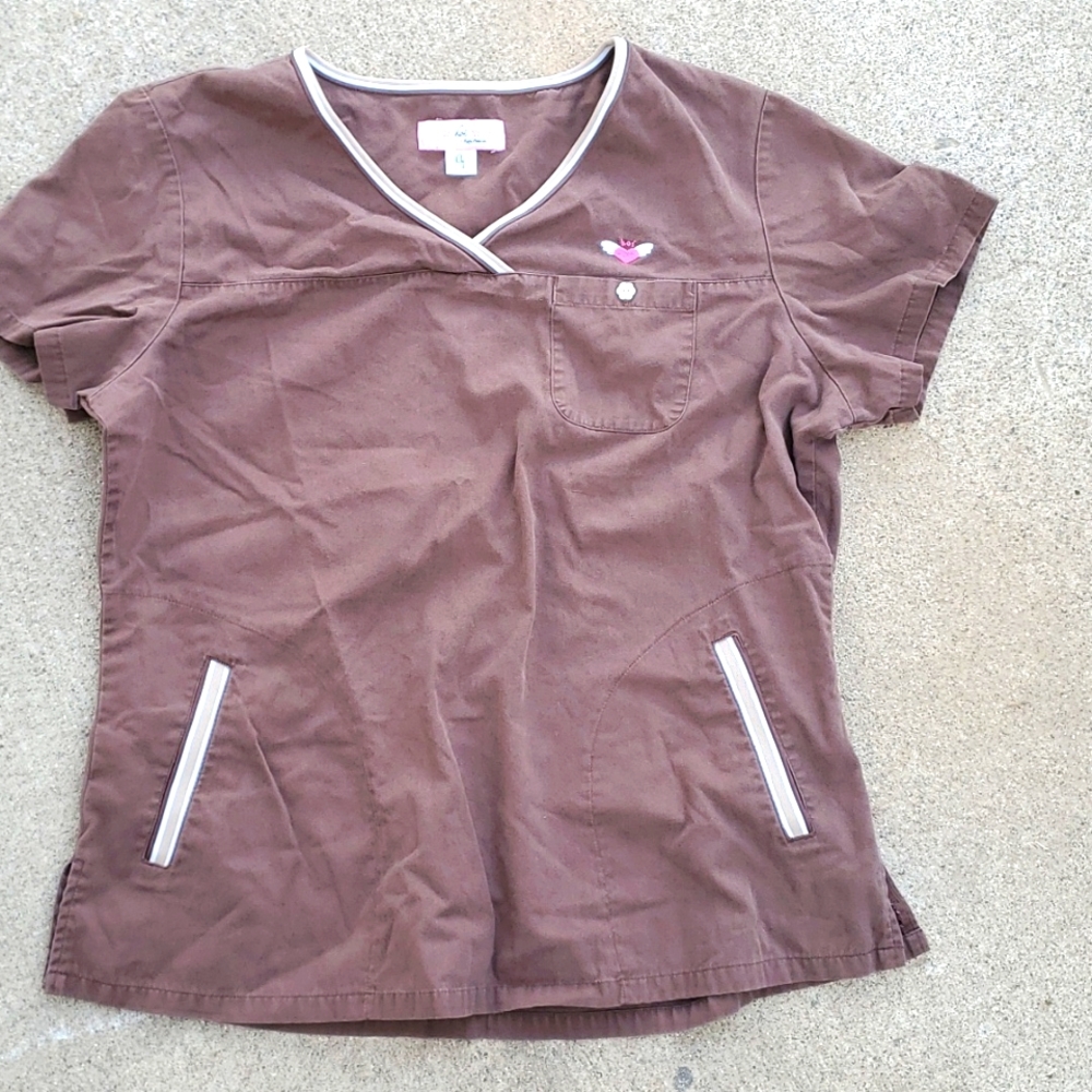 Koi Scrub Top
